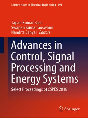 cover image of Advances in Control, Signal Processing and Energy Systems
